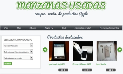 Manzanasusadas.com aspira a ser el referente de la compraventa de productos de Apple