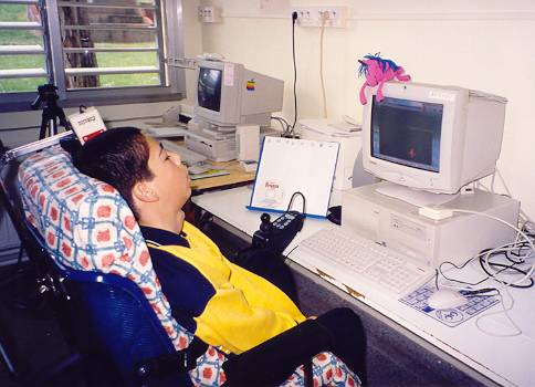 Niño con discapacidad