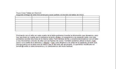 Truco Crear Tablas en Word (2)