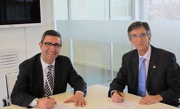 De izquierda a derecha: José María Raventós, Managing Director de Sage Despachos y Adolfo Jiménez, Presidente de ASEFIGET
