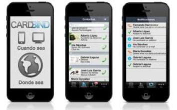 Cardbind, la app que mantiene tus contactos