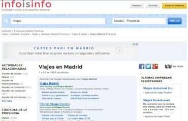 Cómo buscar agencias de viajes en Madrid