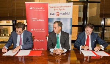 Banco Santander entra en el capital de Avalmadrid