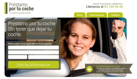 Nace la web Préstamo por tu coche