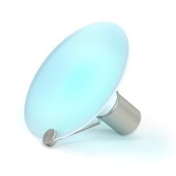 Halu está diseñada, desarrollada y ensamblada por BQ en España. Su diseño es innovador y sus materiales son de primera calidad: • Luces LED de la marca japonesa Nichia, las mejores del mercado. • Disco difusor de metacrilato óptico, que mejora el paso de