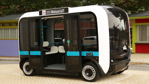 Así es Olli, el bus impreso en 3D