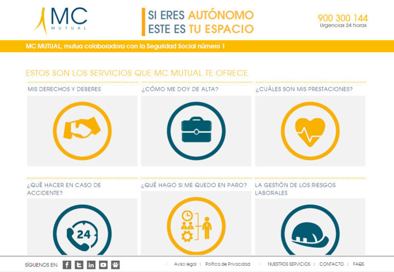MC MUTUAL estrena un portal  web para el trabajador autónomo