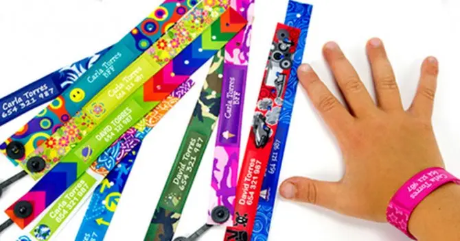 Pulseras identificativas para niños Stikets 