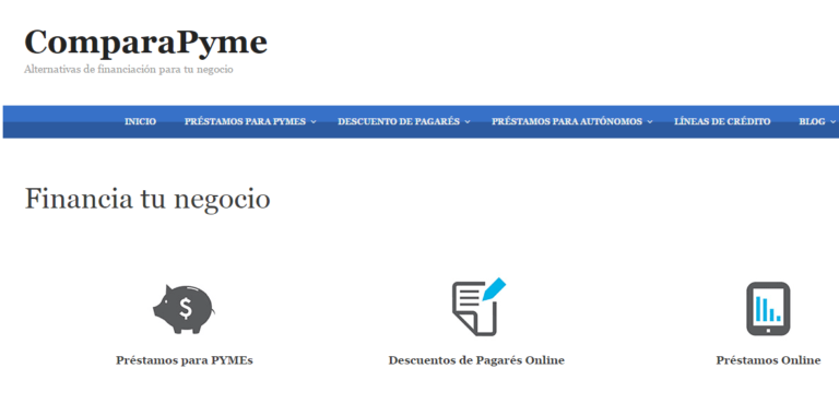 Descubre ComparaPyme,  un comparador de préstamos para autónomos y pequeñas y medianas empresas