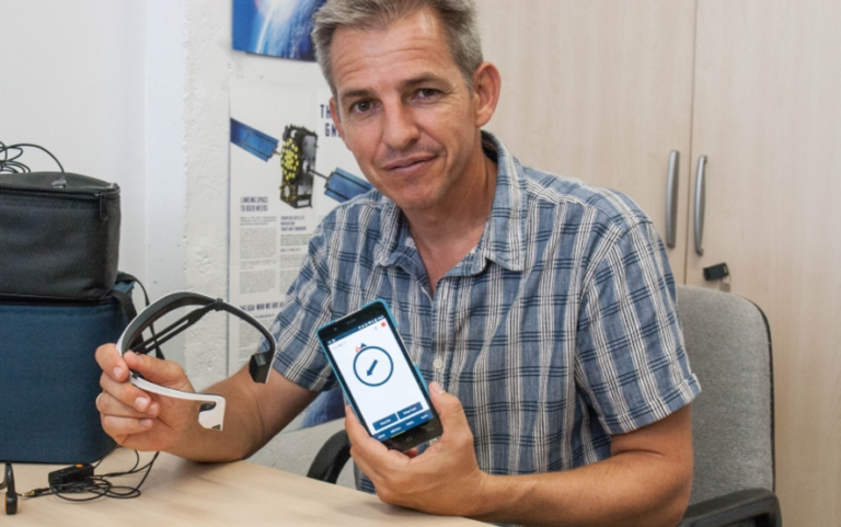 Geko Navsat crea un sistema de guiado sensorial para invidentes