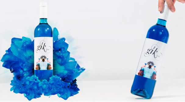 Llega Gïk, el vino azul fabricado en Euskadi