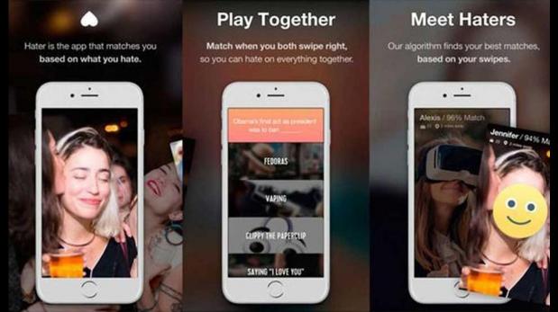 Del amor al odio hay un paso, el leitmotiv de la app de citas Hater