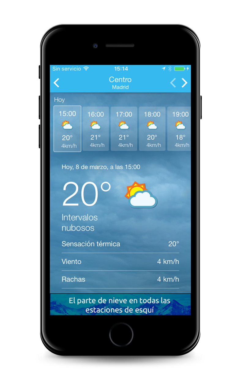 Eltiempo.es, en el top 15 de las apps más utilizadas en España