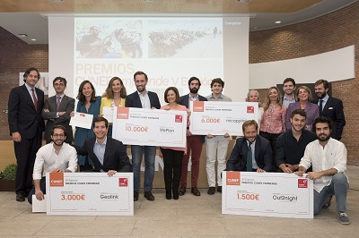 WePlan, Micappital, Geolink y Out2night, startups premiadas en la V edición de CUNEF Emprende
