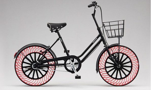 La bicicleta que no necesita aire para sus ruedas