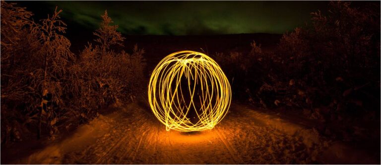 La fotografía nocturna más original llega de la mano de nubia