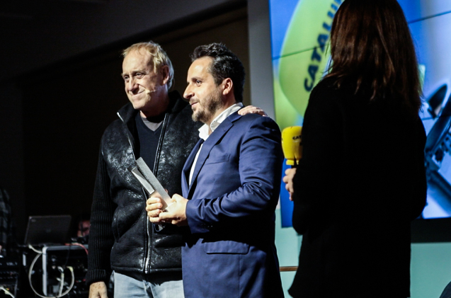 Josep Coll, fundador de Red Points, recogiendo el premio