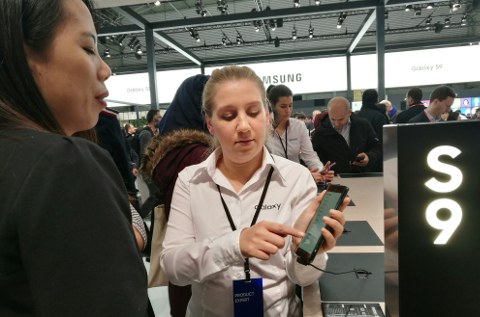 Stand de Samsung en el Mobile World Congress 2018.