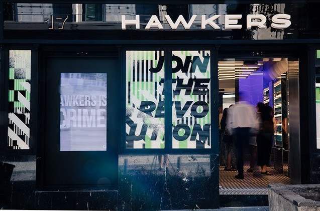 La tienda de Hawkers en Madrid
