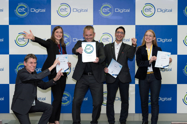 Finalistas y ganador de la última edición del Challenge, cuya final en la categoría de Digital Wellbeing se celebró en Madrid: