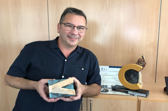 Rufino Contreras, ganador del premio de Periodismo de Accenture