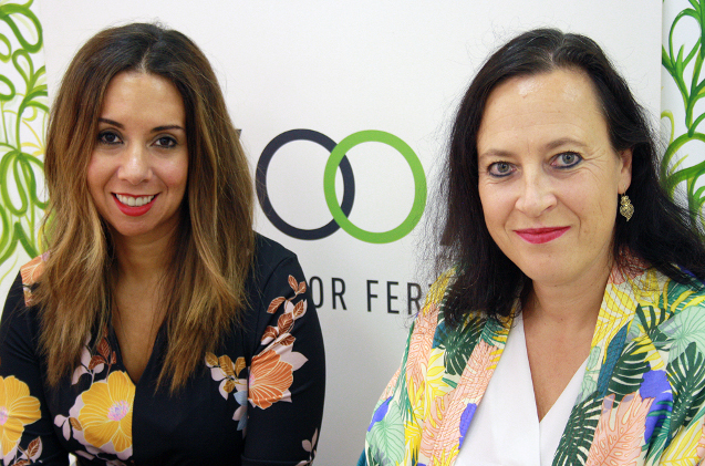 Laurence Fontinoy y Clelia Morales, fundadora de Woom