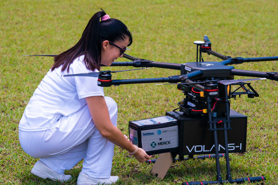 Caso de uso IoT: entrega de medicamentos en drones