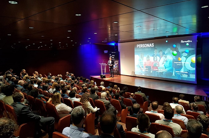 Juan Ignacio Sanz, CEO de Ibermática, en el transcurso del evento celebrado en Madrid