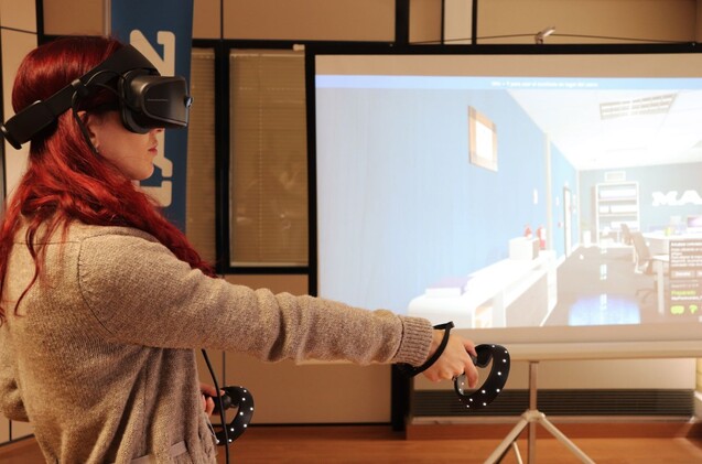 Unas gafas de realidad virtual que pueden extinguir incendios
