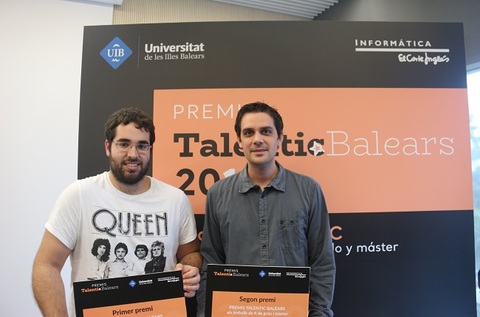 Marc Munar y Sergio Bosch, ganadores de los premios Talentic 2019