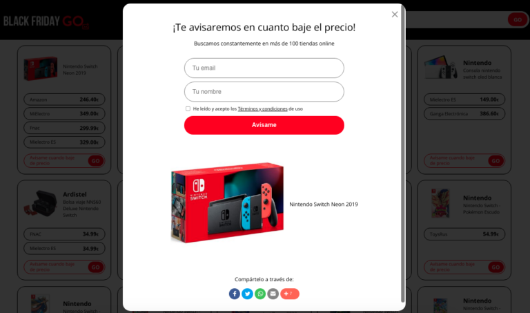 Leggi l'articolo Una startup lanza un sistema de alertas de bajadas de precio para el Black Friday