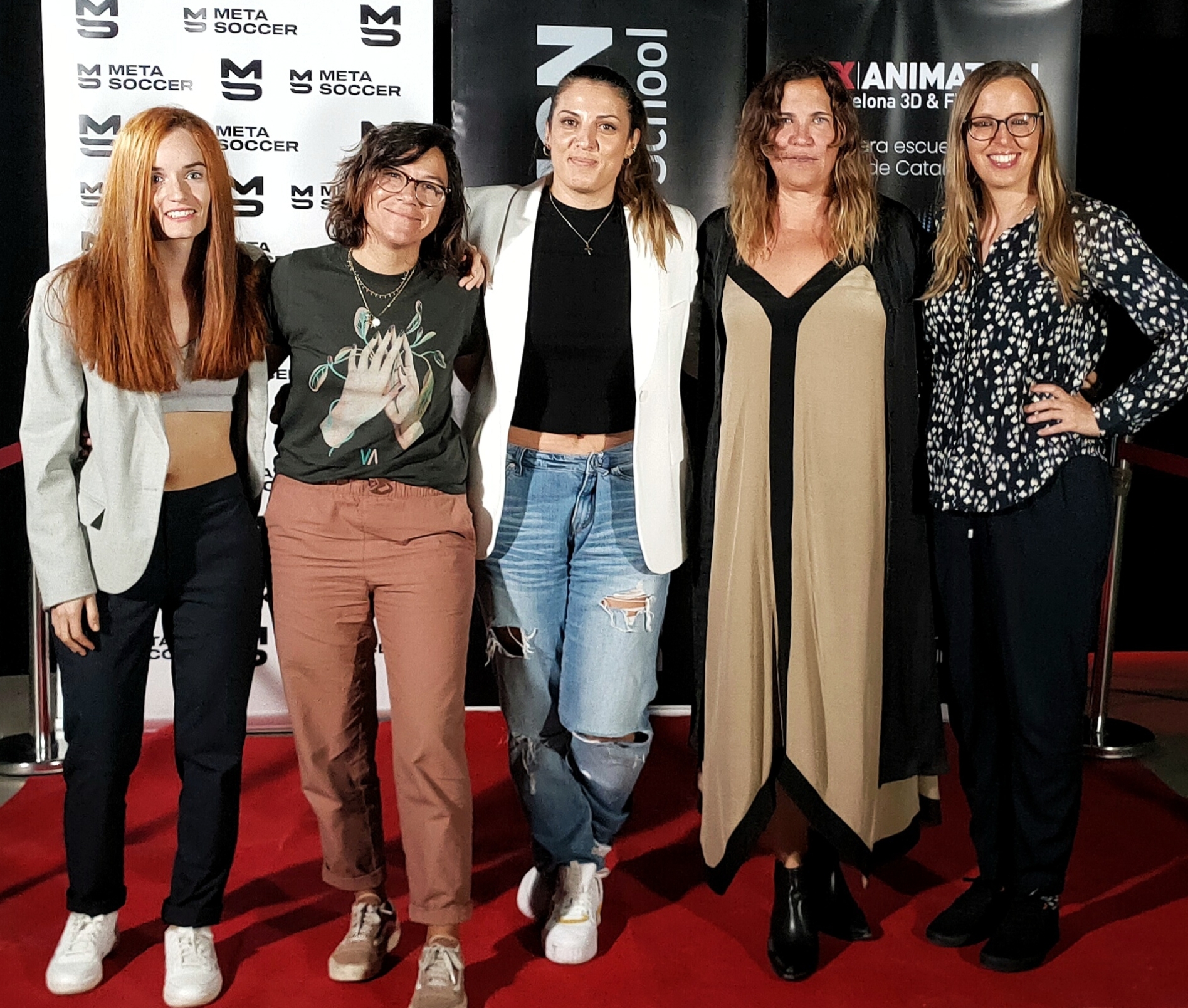 Ana Almenar, Alexandra Cavero, Ana Oliveras, Fatima Vila y Victoria Gago