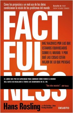 Portada del libro Factfulness. 